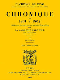 Chronique de 1831 à 1862, Tome 2 (de 4) by duchesse de Dorothée Dino