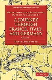 Observations and Reflections Made in the Course of a Journey through France, Italy, and Germany, Vol. 1 (of 2)