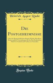 Die Postgeheimnisse by Heinrich August Raabe