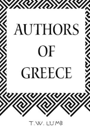 Authors of Greece by T. W. Lumb